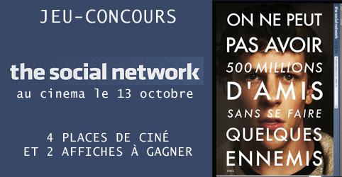 jeu concours myscreens the social network