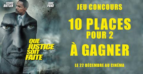 jeu concours Que justice soit faite 10 places de cinema à gagner