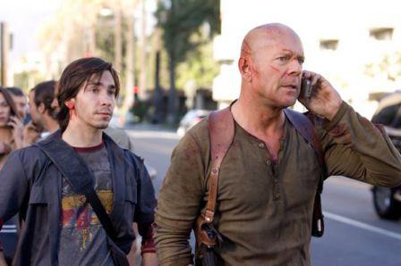 Justin Long et Bruce Willis