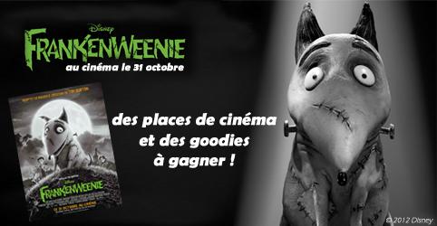 Jeu – Frankenweenie, des places de ciné et des goodies à gagner