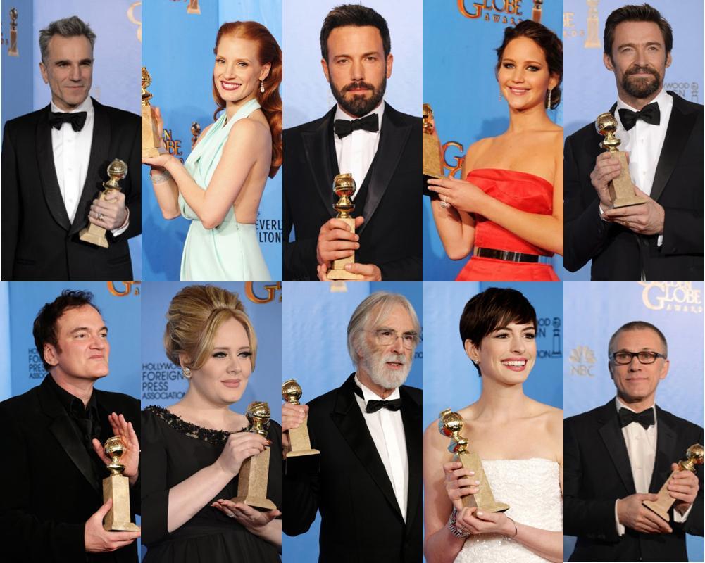 Résultats des Golden Globes 2013