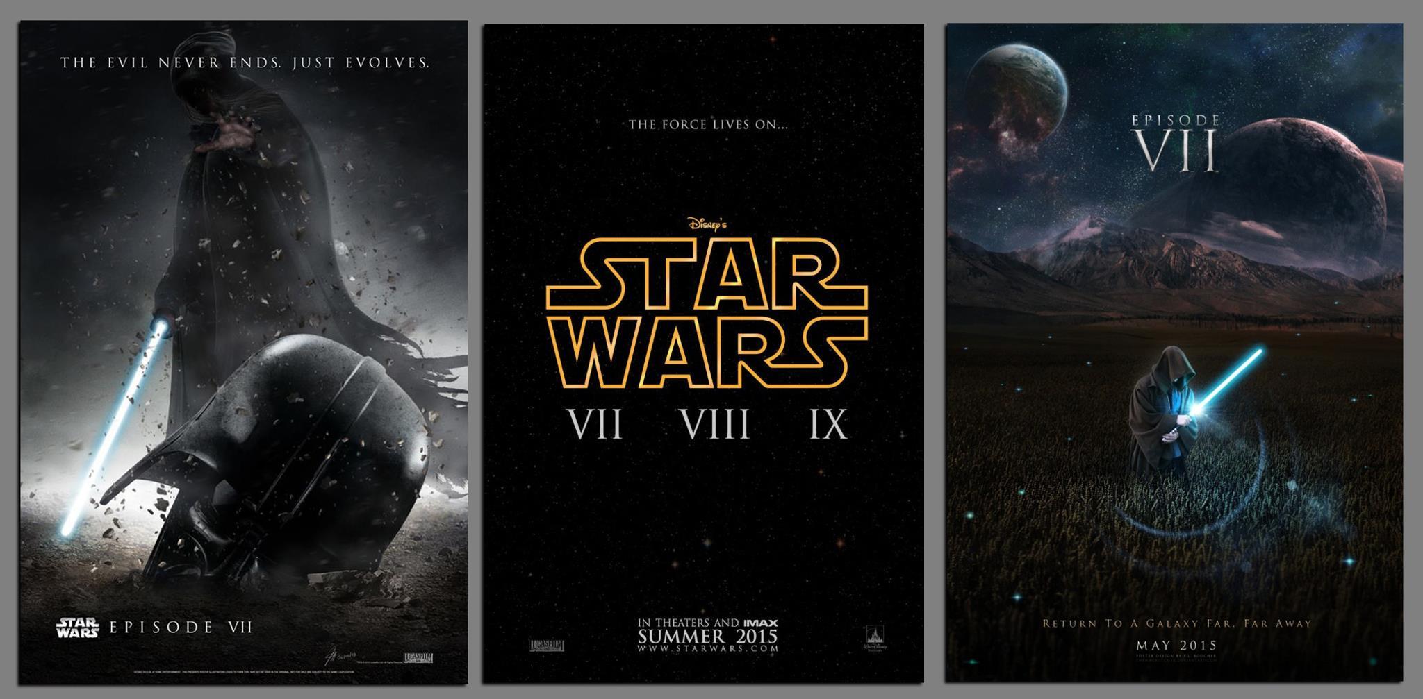 Affiches Star Wars inspirées par les fans