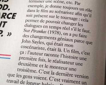 Joe Dante & sa relation au scénario/scénariste