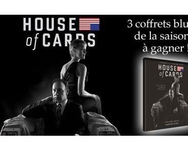 Jeu – House of Cards saison 2, 3 coffrets bluray à gagner !