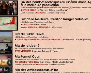 Le palmarès du festival du Film Court de Villeurbanne