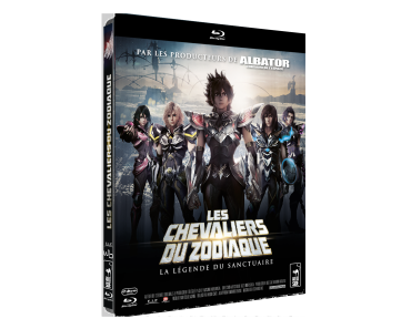 LES CHEVALIERS DU ZODIAQUE : LA LÉGENDE DU SANCTUAIRE (Concours) 2 DVD + 1 BLU-RAY à gagner