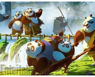 Kung Fu Panda 3 : Concept-Arts du village des pandas
