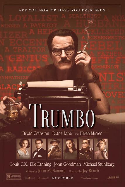 Premier trailer pour l'alléchant Trumbo avec Bryan Cranston