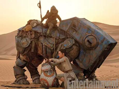 Nouvelles images via Entertainment Weekly,  pour l'attendu Star Wars : Le Réveil de la Force