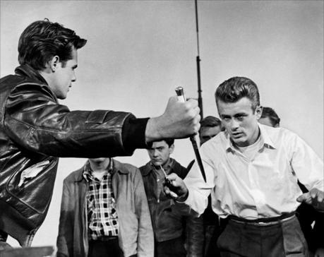 James Dean dans La Fureur de vivre (1955).