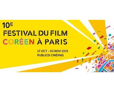 Programmation du 10ème Festival du Film Coréen à Paris