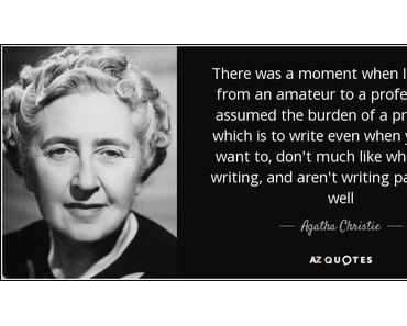 Un writing mantra signé Agatha Christie