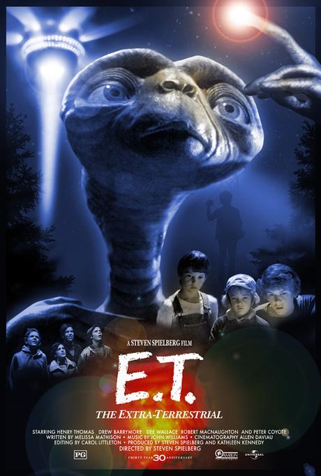 La sélection: Affiches Alternatives [E.T The Extra-Terrestrial]
