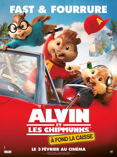 ALVIN ET LES CHIPMUNKS A FOND LA CAISSE (Concours) Des goodies à gagner