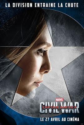 Affiches personnages VF pour Captain America : Civil War !