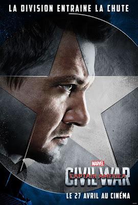 Affiches personnages VF pour Captain America : Civil War !