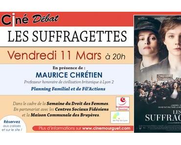 [Ciné-débat] Vendredi 11 mars au CinéMourguet « Les Suffragettes »