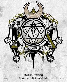 Affiches personnages façon tatoos pour Suicide Squad de David Ayer