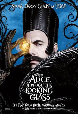 Affiches personnages US pour Alice Through The Looking Glass !