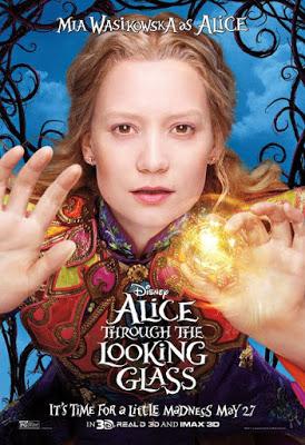 Affiches personnages US pour Alice Through The Looking Glass !