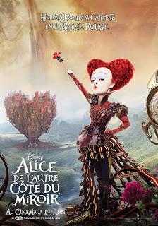 Affiches personnages VF pour Alice Through The Looking Glass !