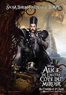 Affiches personnages VF pour Alice Through The Looking Glass !