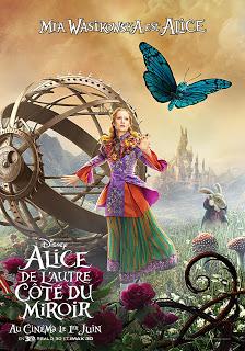 Affiches personnages VF pour Alice Through The Looking Glass !