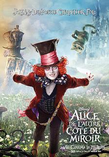 Affiches personnages VF pour Alice Through The Looking Glass !