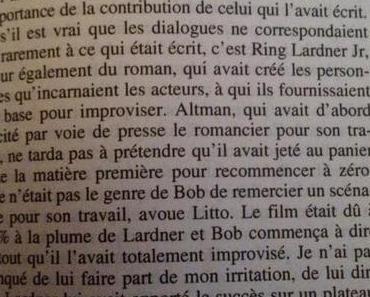 Robert Altman & le scénario