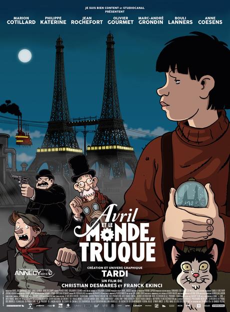 Avril et le Monde Truqué (2015) de Franck Ekinci et Christian Desmares