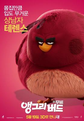 Affiches personnages asiatiques pour Angry Birds - Le Film !