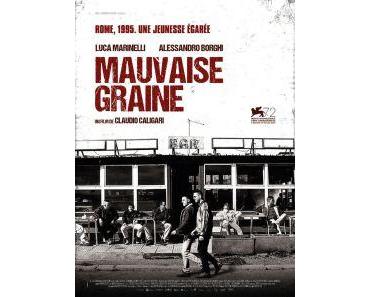 MAUVAISE GRAINE (Critique)