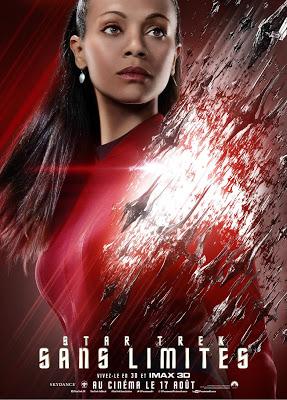 Affiches personnages VF pour Star Trek : Sans Limites de Justin Lin !