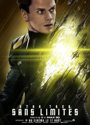 Affiches personnages VF pour Star Trek : Sans Limites de Justin Lin !