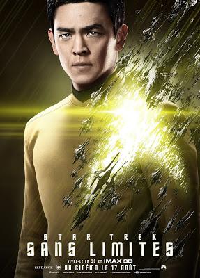 Affiches personnages VF pour Star Trek : Sans Limites de Justin Lin !