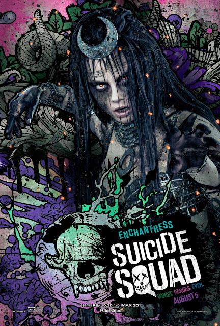 Nouvelles affiches personnages US pop et colorées pour Suicide Squad !