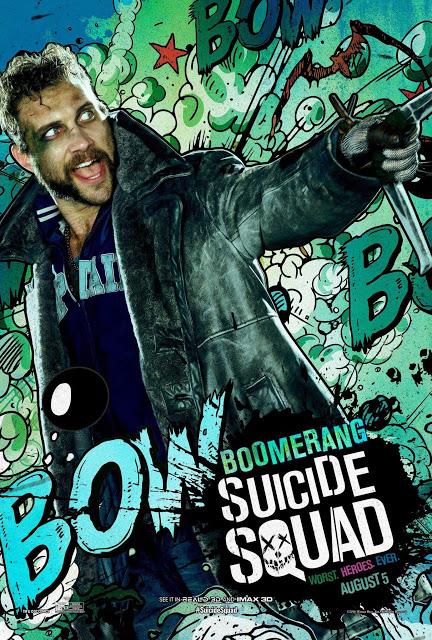 Nouvelles affiches personnages US pop et colorées pour Suicide Squad !