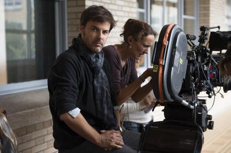 François Ozon sur le tournage d'Une nouvelle amie.