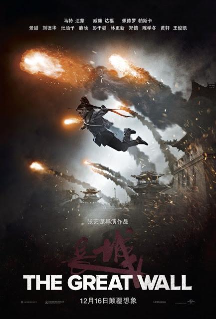 Nouvele affiche asiatique pour La Grande Muraille de Zhang Yimou