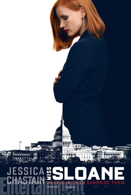 Bande annonce teaser VOST pour le thriller politique Miss Sloane de John Madden