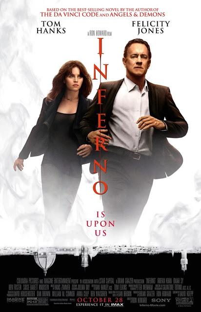 Nouvelle affiche US pour Inferno de Ron Howard