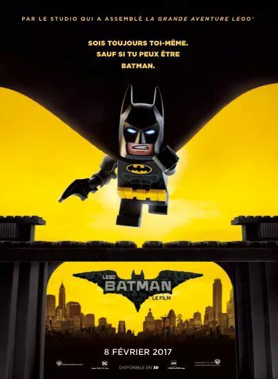 Affiche VF pour Lego Batman, Le Film de Chris McKay