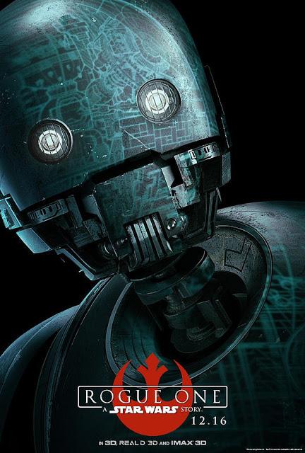 Affiches personnages US pour Rogue One : A Star Wars Story de Gareth Edwards