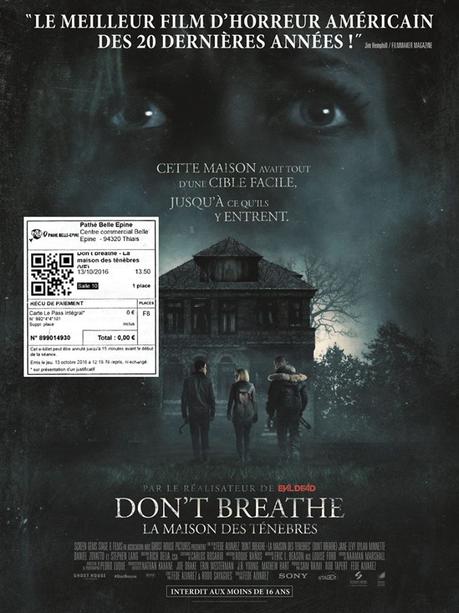 Critique de Don't Breathe - La maison des ténèbres