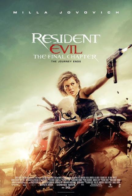 Nouvelles affiches pour Resident Evil : Chapitre Final de Paul WS Anderson