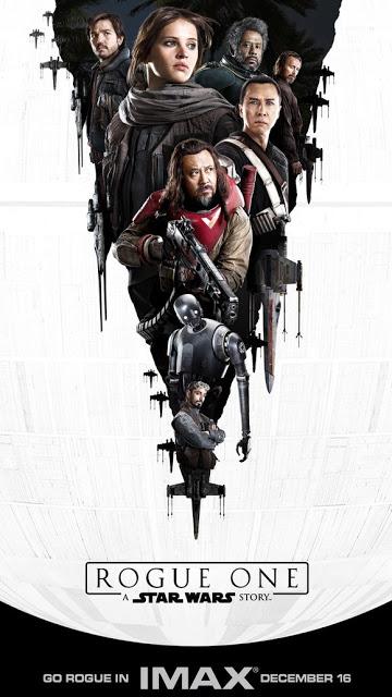 Affiche IMAX pour Rogue One : A Star Wars Story de Gareth Edwards