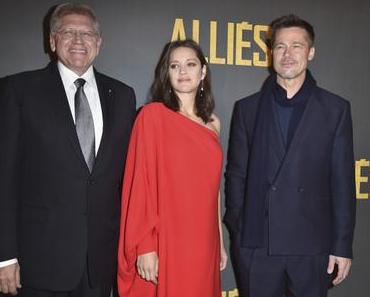 Brad Pitt et Marion Cotillard à Paris pour présenter ALLIÉS