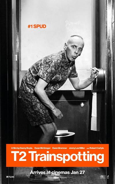 Affiches personnages UK pour T2 : Trainspotting de Danny Boyle