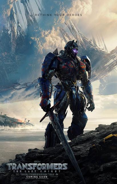 Première affiche teaser US pour Transformers : The Last Knight de Michael Bay