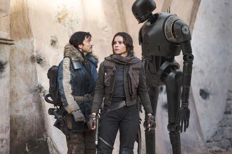 Cassian Andor (Diego Luna) et Jyn Erso (Felicity Jones)